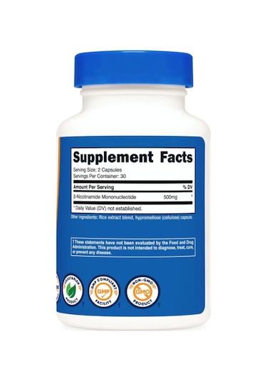 Nutricost Nmn Nad Öncüsü 500 Mg 60 Capsules Tr Tek Yetki...