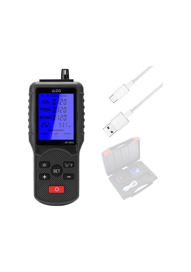 Usb Kablolu Çok Fonksiyonlu Hava Kalitesi Test Cihazı Çok Renkli