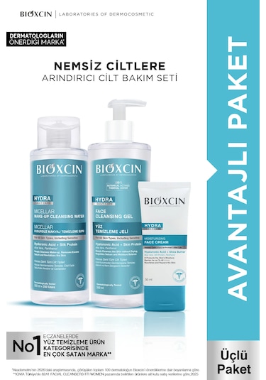 Hydra Kuru & Normal Ciltler İçin Nemlendirici & Arındırıcı Bakım Seti