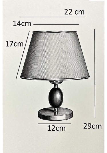 Beyaz Şapkalı Yumurta Gövde Masa Lambası Gece Lambası Dekoratif Abajur Beyaz