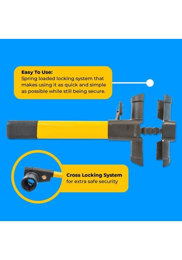 Simply Brands T-bar Araba Direksiyon Kilidi
