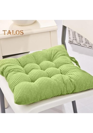 Turuncu Bellek Köpük Kaymaz Sandalye Minderi Tokalı Sabit Ribaund Pamuk Dolgu Yumuşak Rahat Koltuk Minderi