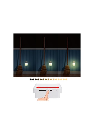 Led Gece Lambası Duvar Lambası Parlaklığı Ayarlanabilir Duvar Fişi Tipi Gece Lambası Koridor Merdiven Yatak Odası Oturma Odası Mutfak Banyo Diğer