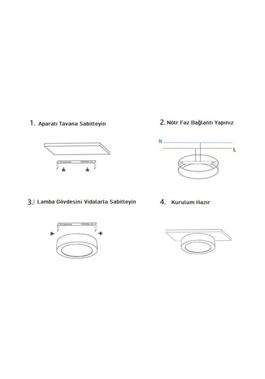 18 Watt Sıva Üstü Silindir Led Panel Armatür Ct-5233 6400 K Beyaz Işık Diğer