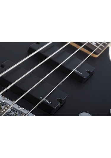 Schecter C-4 Deluxe Solak Bas Gitar Satin Black