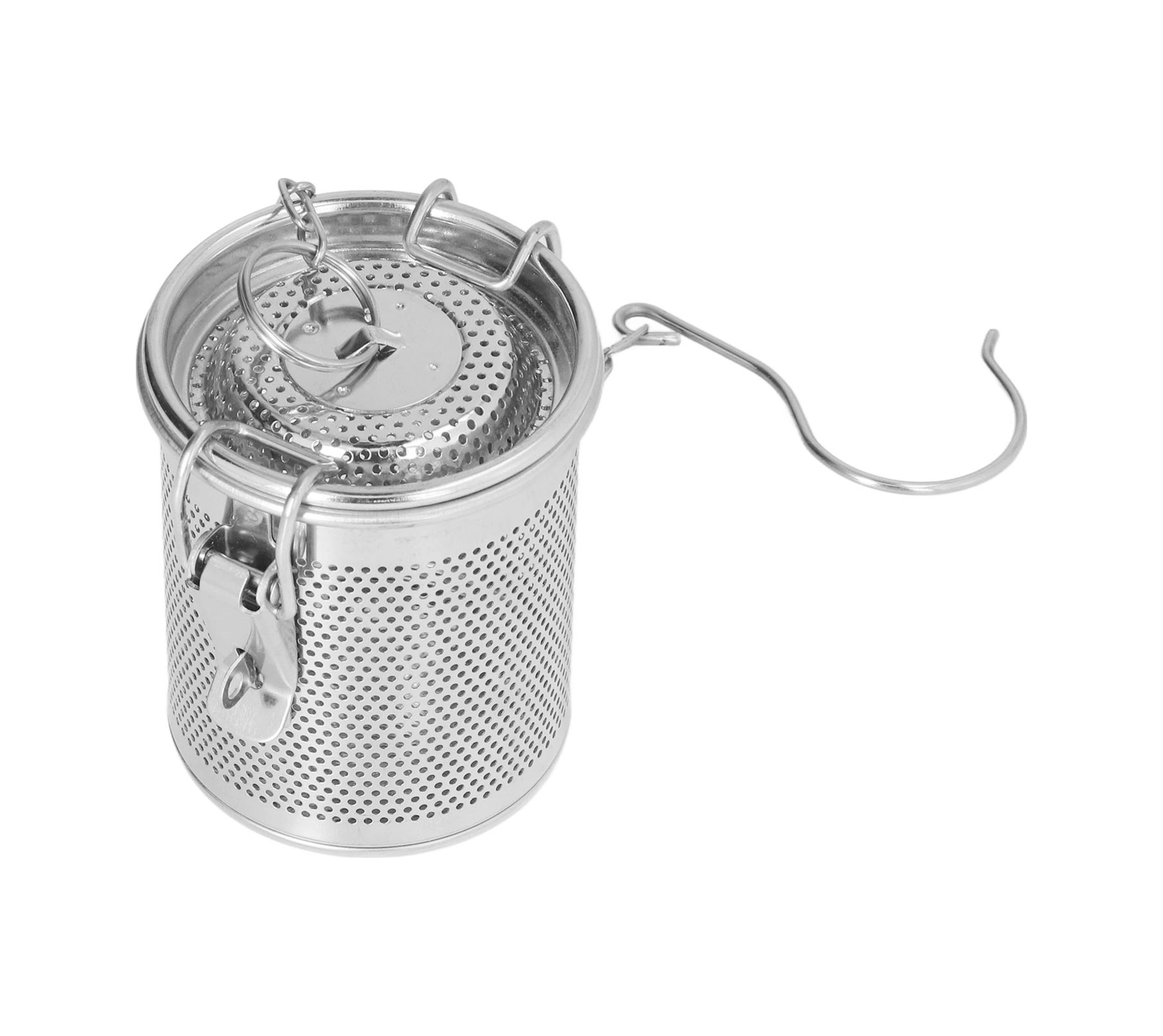 Konesam Stainless Steel Fincan Filtre Sepeti - Çorba, Baharat, Çay İçin İnce Ağızlı, 0.3l, Uzun Askı Zinciri, Isı Dayanıklı Diğer