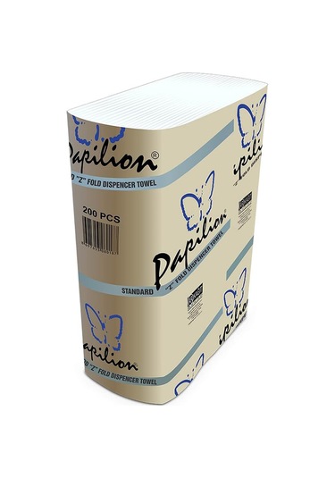 Papilion Z Katlı Standart Dispenser Havlu 200 Yaprak X 6 Adet