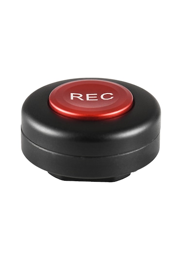 Gajeena Sony/fujifilm/panasonic Kameralar İçin Video Kayıt Kontrol Düğmesi, Soğuk Ayak Üstüne Monte Edilebilir, 2 Kontrol Kablosu İle Alüminyum Alloy