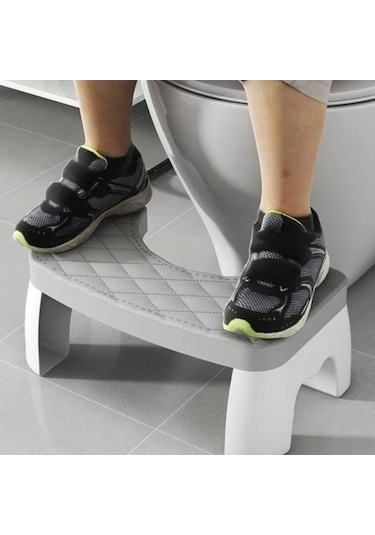 Flybuy Erkek Kadın Hemoroid Kolay Kabızlık Çözümü Ergonomik Tuvalet Taburesi Sağlıklı Bağırsak Hareketleri Siyah Siyah