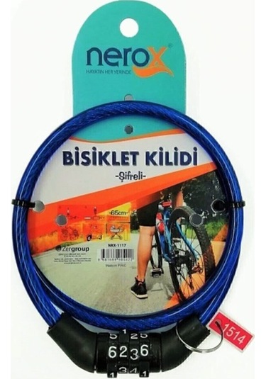 Nerox Bisiklet Kilidi Şifreli Nrx-1117 65 Cm Diğer
