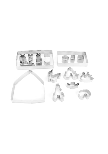 Ximistore9 18 Parça Noel Çelik Kalıp Seti: Bisküvi, Ekmek, Çikolata Dıy İçin Ev, Kar Tanesi, Ağaç Şekilleri Diğer