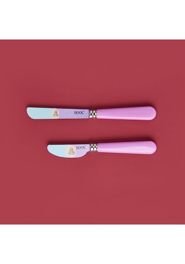 Roocc 2'li Kahvaltı Bıçağı Seti - Yeşil - 18 Cm + 16 Cm Çok Renkli