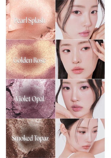 Yansımalı Krem Dokulu Çok Amaçlı Tekli Far Muzıgae Mansıon One&only Shadow Twist Pearl Splash Pearl Splash