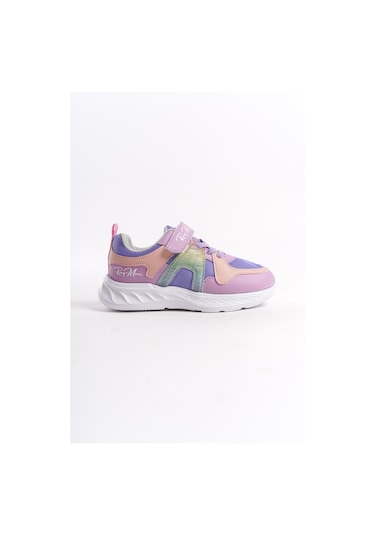 Garantili Ray Max Günlük Ortopedik Çocuk Unisex Sneaker Spor Ayakkabı Lila-pembe