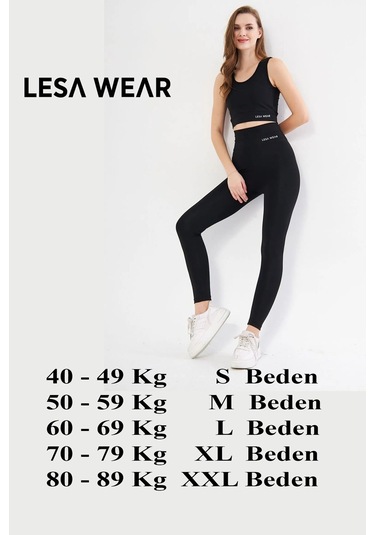 Lesa Wear Yüksek Bel Likralı Toparlayıcı Kısa Şort Tayt Antrasit