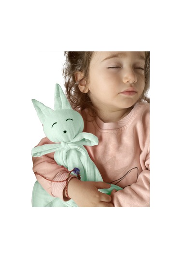 Hoş Geldin Bebek Seti 3'lü %100 Pamuk Müslin Mint Yeşili