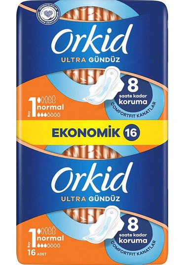 Orkid Ultra Normal Hijyenik Ped 16 Adet