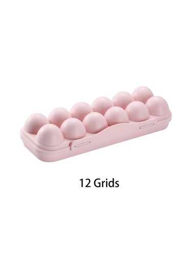 Moveevo Pembe 12 Izgaralı Yumurta Saklama Kutusu, Kapaklı Ve Kilitli, Stokta, Çarpıntıya Dayanıklı, Taze Tutar, Soğutucuda İstiflenebilir Diğer