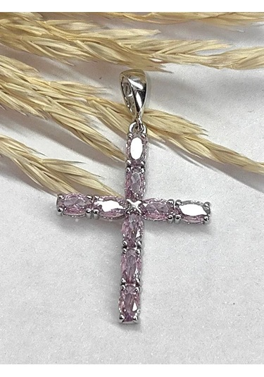 Sılver Whale 925 Ayar Gümüş Pandantif 417315501 Pembe