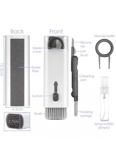Çok Fonksiyonlu 7 Parça Airpods Klavye Ekran Kulaklık Temizleme