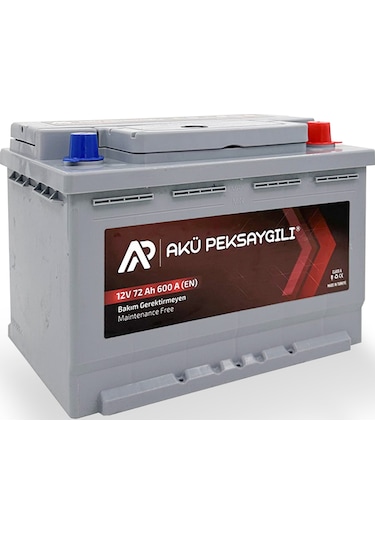 Akü Peksaygılı 12V 72 Ah Akü - Yeni Üretim