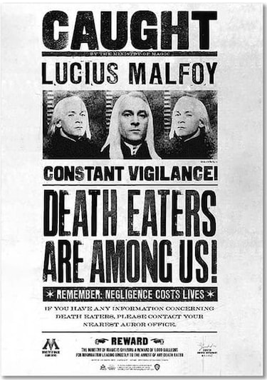 Wizarding World Harry Potter Poster Lucius Malfoy B