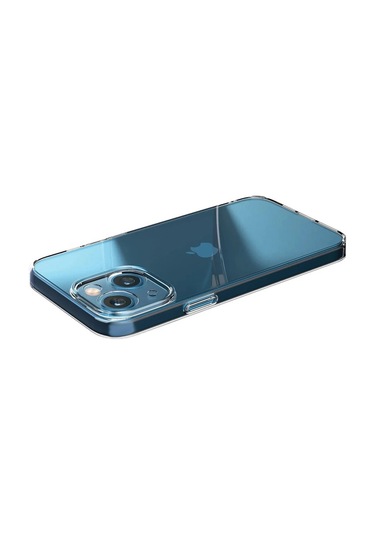 FitCase iPhone 14 Kılıf Kamera Korumalı Silikon Şeffaf Arka Kapak