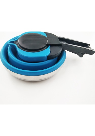 Taşınabilir Katlanabilir Kamp Su Isıtıcısı, 1.5l/ 52oz Katlanabilir Silikon Kahve Potu Açık Hava Kampı, Yürüyüş, Seyahat İçin Diğer