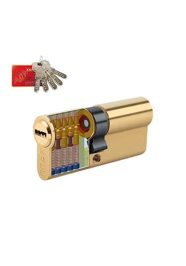 Kale 164 Bne Bilyalı Barel  68 Mm Çelik Kapı Kilit Göbeği Sarı