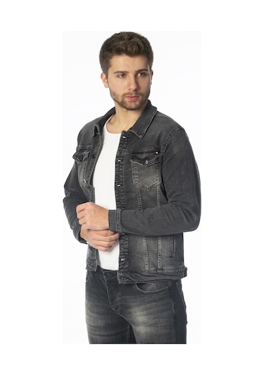 Cedy Denim Cedy Denım Erkek Slim Fit Kot Mont C307 001
