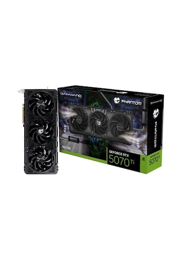 Gainward Geforce RTX5070Ti Phantom 16 GB GDDR7 256 Bit 3 DP HDMI Dlss 4 Ekran Kartı