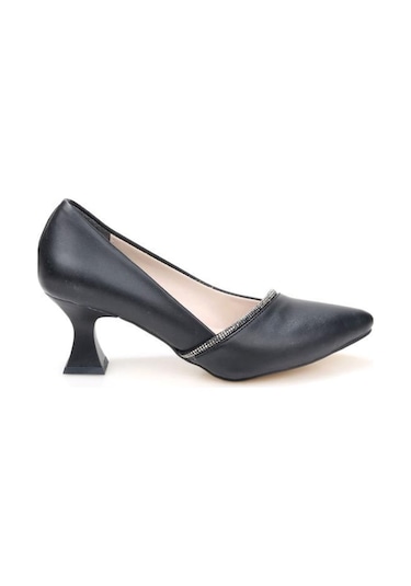 Papuçcity Blnr 03168 6 Cm Topuklu Kadın Stiletto Ayakkabı siyah