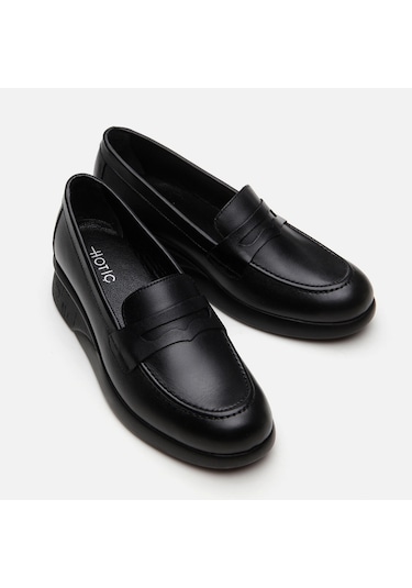 Hotiç Hakiki Deri Siyah Kadın Loafer 01ayh294700a100 Siyah