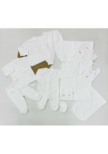 Bahar Bebe 11 Parca Hastane Cıkısı Ekru