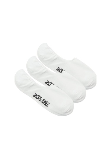 Jacdouglas Multı Short Sock 3 Pack Noos Beyaz12260080 Siyah