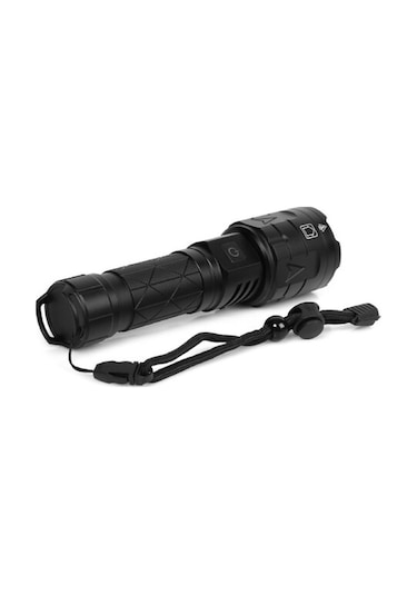Watton Wt-604 3000 Lümen Güçlü El Feneri Siyah