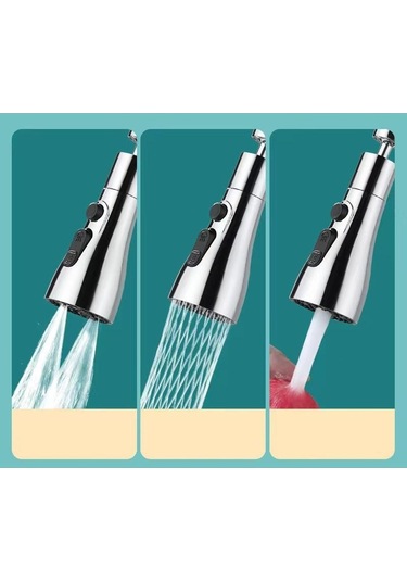 Mutfak Eşyaları Mutfak Mikseri Musluk Başlığı Mutfak Musluğu 360 Derece 1 Adet/sva Diğer