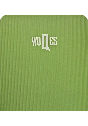 Woqes Konforlu Ve Kaymaz Nbr Yoga Matı 10 Mm Kalınlık Ekstra Destekli Ve Dayanıklı Tasarım Yeşil