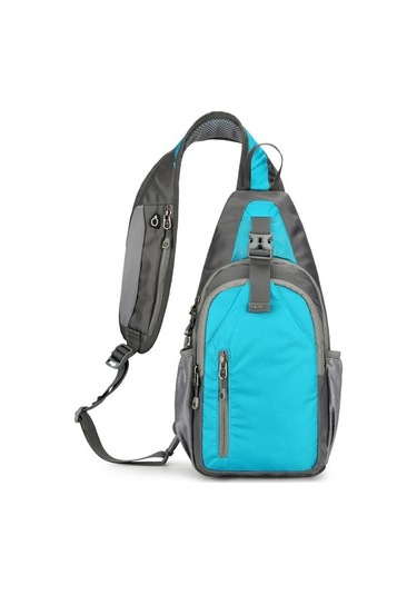 Love Home 2023 Sonbahar Yeni Erkek Göğüs Çantası Kore Moda Omuz Çantası Çapraz Omuz Çantası Çapa Spor Sırt Çantası Su Önleyen Göğüs Çantası Günlük Sonbahar - Kış 19 38 11cm Açık Yeşil Tekstil Suya Dayanıklı 451659 Koyu Yeşil