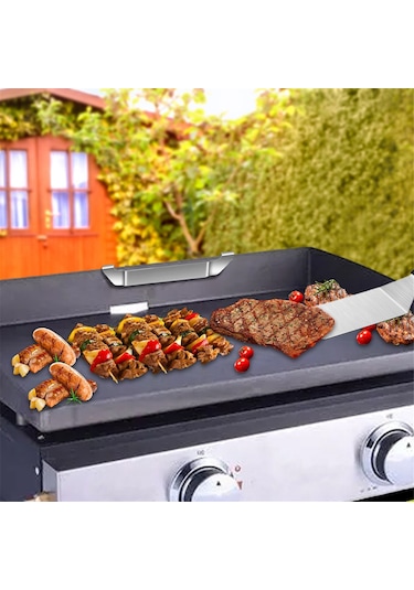 Adet Izgara Spatula Tutucu, 27cm Gümüş