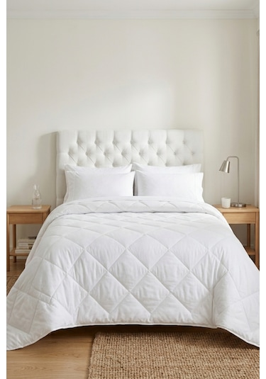 Softhome Primera Microfiber Yorgan Çift Kişilik Beyaz