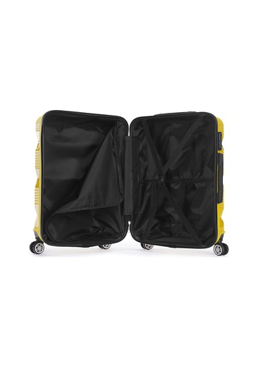 Wexta Wx-pp14 Sarmal Sarı Orta Boy Polipropılen Valiz Sari