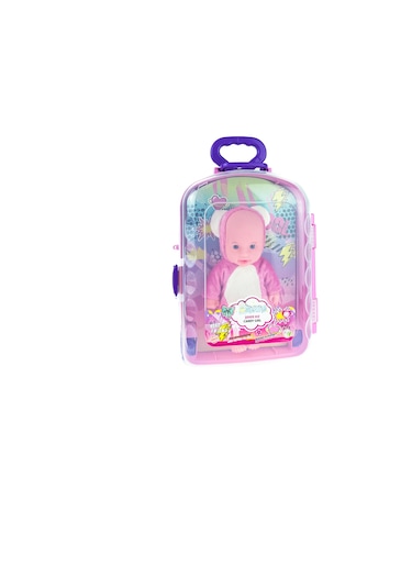 Şeker Kız Bebek Oyuncak Valizli Altını Islatan Konuşan Bebek