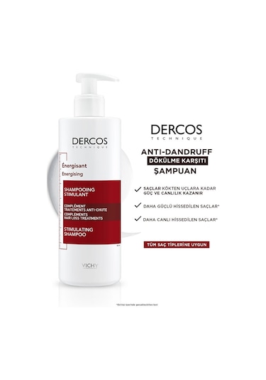 Dercos Energisant Shampoo - Dökülme Karşıtı Bakım Şampuanı 400ml