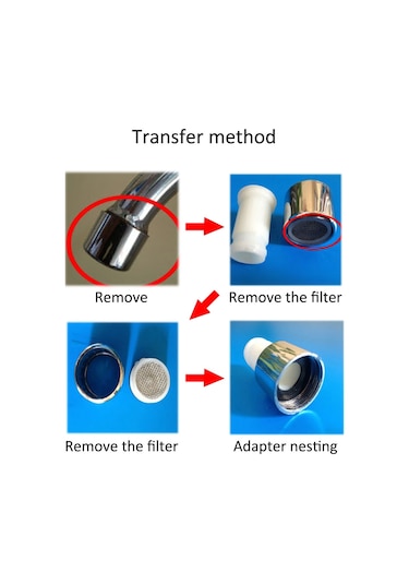 Cbtx Ev Musluk Suyu Arıtma Mutfak Musluk Filtresi Aktif Karbon Üç Katmanlı Su Filtresi
