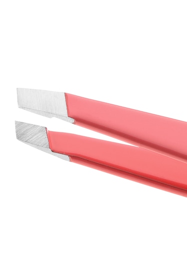 Tweezerman Mini Slant Tweezer Geranium Cımbız Mercan
