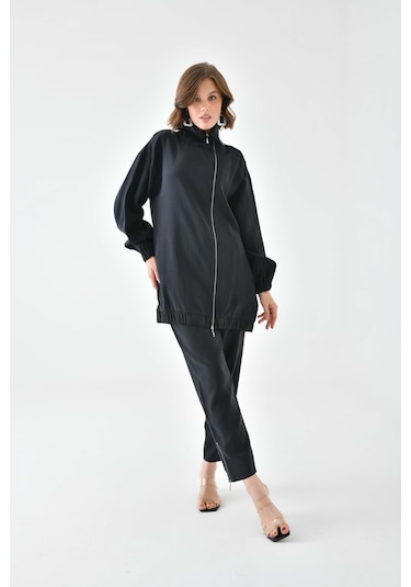 Ftz Women Kadın Modal Pantolonlu Takım Siyah 30716-siyah Siyah