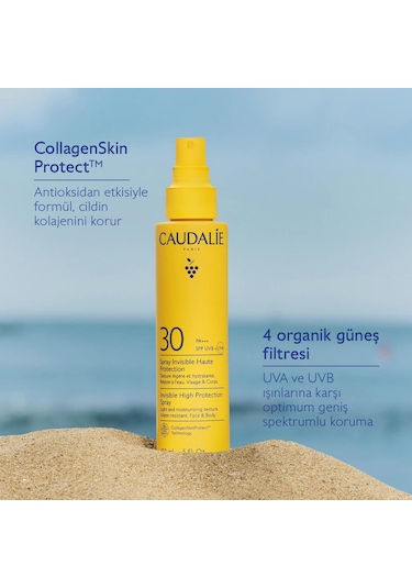 Caudalie Invisible High Protection Spray Spf30 150 Ml