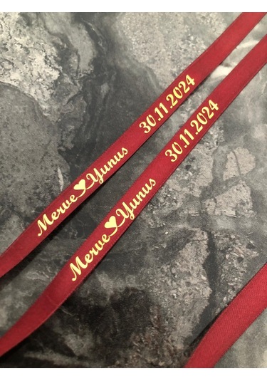 İsimli Söz Nişan Kurdelesi B-