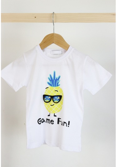 Erkek Çocuk Gözlük Model Pamuklu Şortlu 2'li Takım 001